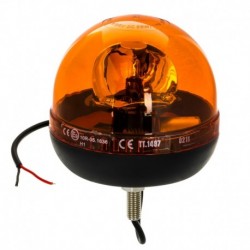 Halogénová výstražná lampa Maják 12 V 24 V so skrutkou