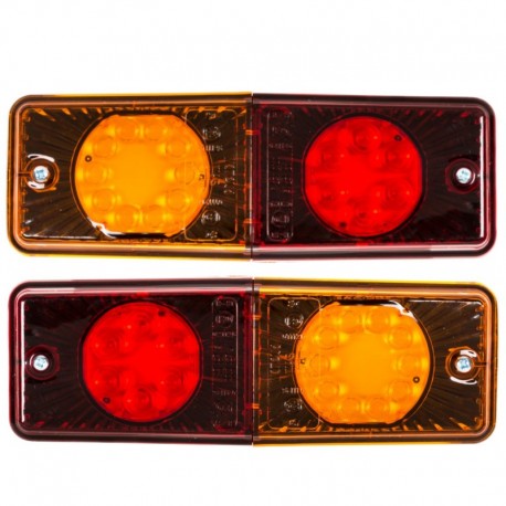 skupinová zadního světla Mf 12v 24v Led pravá + levá 2ks