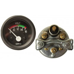 Voltmeter 8-16v 52mm S Osvetlením