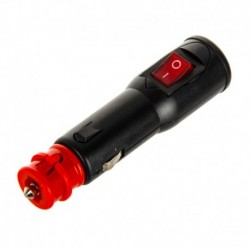 Zástrčka Zapalovače S Přepínačem 12v 24v Euro Din