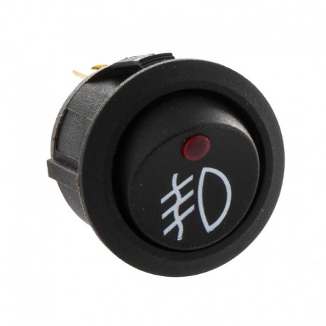 Mini 20mm Spínač Kolébkový Kulatý Světel 12v Osvětlený