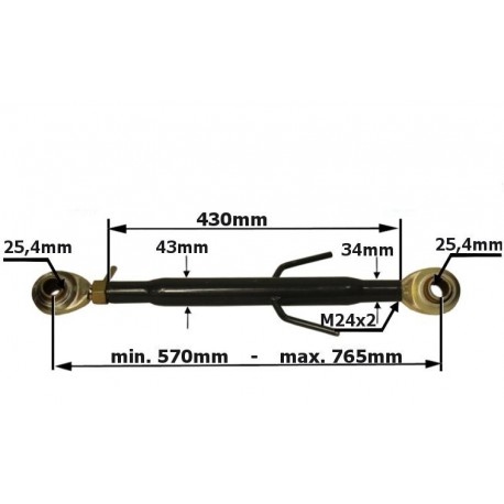 Tretí Bod Mf3 3512 Mf255 Original Ursus 3027824m91