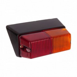 T-25 Pravá zadná lampa Kovové pruhované tienidlo