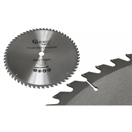 Pilový Kotouč Na Dřevo 450mm X 32mm 60 Zubů S Vidlicí