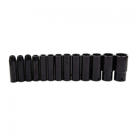 Súprava 1/2" 10-30mm 13 Kusov Nástrčných Hlavíc