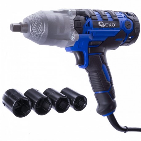 Elektrický Rázový Klíč 1/2" Nástrčné Hlavice