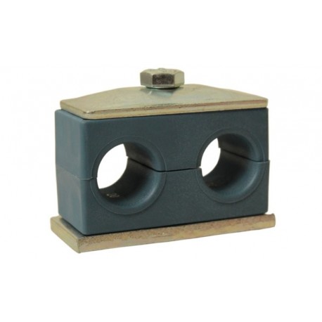 Držiak 2x20mm pre hydraulické káble