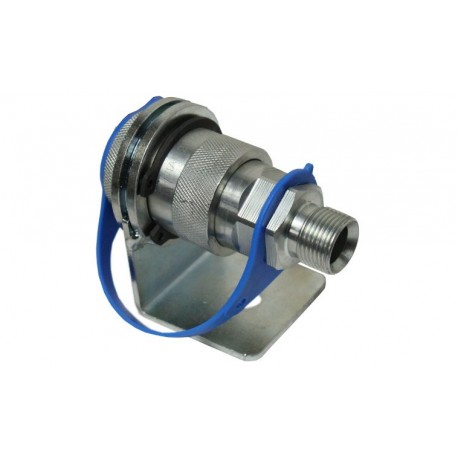 Držiak + Euro zásuvka RÝCHLOSPOJKA Push-Pull M18x1,5