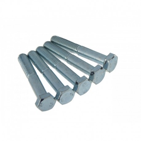 Šroub M8x50mm Poloviční závit Cl. 8.8 pozink 5 ks.