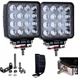 Pracovné svetlo halogénové Ľad 48w 16x3w 12v 24v 2ks.