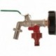 Kohout 1/2" ventil Ibc Mauser Mauzer 1000l nádrž s redukcí S60x6 a přídavným připojením