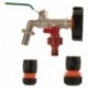 Kohout 1/2" ventil Ibc Mauser Mauzer 1000l nádrž s redukcí S60x6+ rychlospojka.