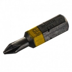 Skrutkovací bit Ph1 žltý 1/4" 25mm Wurth