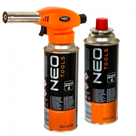 Plynový hořák Lutlamp + plyn 2ks. Neo