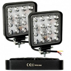 Pracovní světlo halogenová led reflektor 16 led 12v 24v 2 kusy