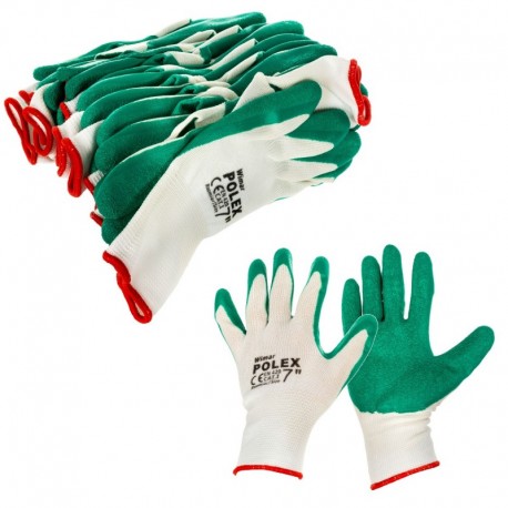 Rukavice Polex 7 S Green 12 párů