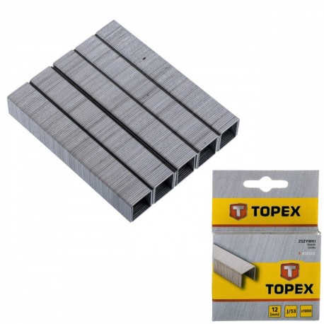 Sponky typ J 0,7mm - 12mm 1000ks. Topex 41e312