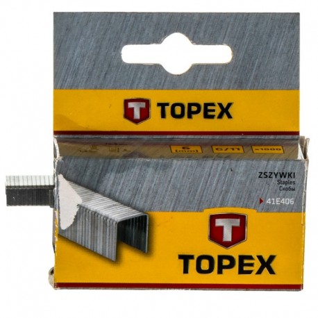 Sponky typ G 1,2mm - 6mm 1000ks. Topex 41e406