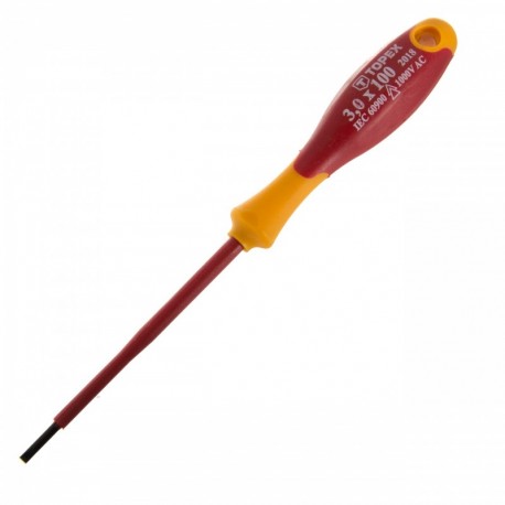 Plochý skrutkovač 3mm X 100mm 1000v Topex 39d475
