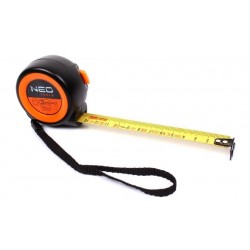 Kompaktní ocelový skládací metr 3m X 19mm, Auto-Stop, magnet Neo