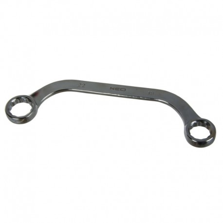 Klíč ohnutý kroužkový 19mm X22mm Neo