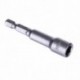 Hlavice nástrčná s magnetem M8 65mm 1/4" Grafitová