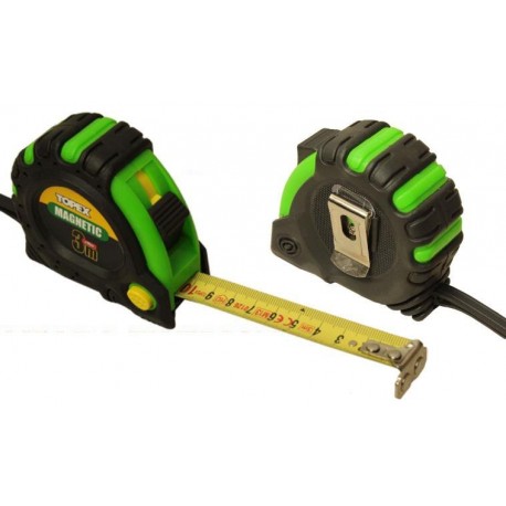 Ocelový skládací metr 3m 19mm Magnetický