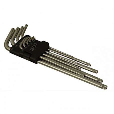 Kľúče Torx T10 T15 T20 T25 T30 T40 T45 T50
