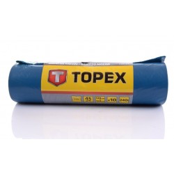 Vrecia na odpad modré 240l 45mic 10ks. 120x150cm