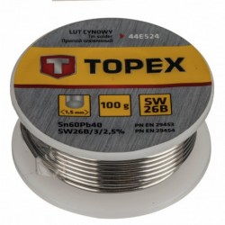 Spájka s tavivom 60% Sn 1,5 mm Sw26b 100g