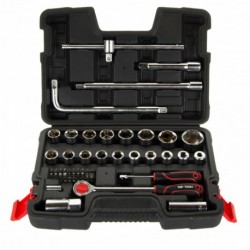 Súprava nástrčných kľúčov 1/4" 1/2" 47 ks