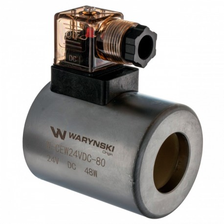 Rozdělovač elektromagnetického ventilu W-E12dvs6/2-80l W-E12dvs3/2-80l 24v Dc 48w Warynski