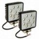 pracovné svetlo 36 Led 36w Square IP68 Vodotesný pár 2ks