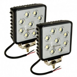 pracovní světlo 36 Led 36w Square IP68 Vodotěsný pár 2ks