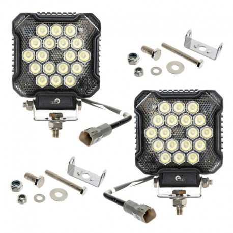 Pracovní světlo 18 Led konektor Dt 26w 2800lm 2ks sada