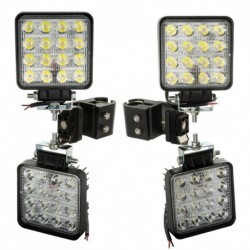 Sada pracovného svetla 64 LED 192w 3400lm 12v 24v pravá ľavá bočná konzola New Holland Atlas Jcb Merlo Manitou Case Kompletný