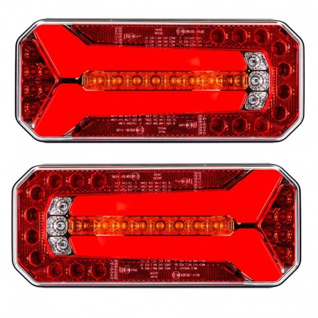 Zadní led žárovka přívěsu 12v 24v Para 2ks