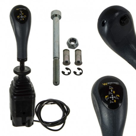 Joystick pro přední vidlici s 1 spínačem Warynski s tlačítkem na vidlici
