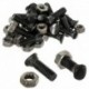 Pluhový šroub půlkulatý M10x35mm 8,8 s maticí Warynski 25 ks 243881035