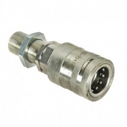 Hydraulická rýchlospojka s dlhou nástrčkou M22x1,5 vonkajší závit Euro Push-Pull 9100822gl Iso 7241-A Warynski