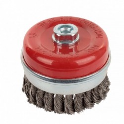 Vystužená drôtená kefa 100 mm M14 Inox Graphite 57h587