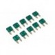 Plochá pojistka 15a mini 10ks. 10,9x3,6x16,3mm