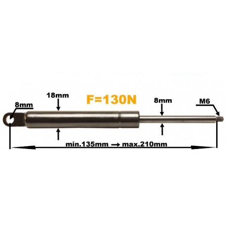 Plynový střešní tlumič mf4 07374057 7013263m91