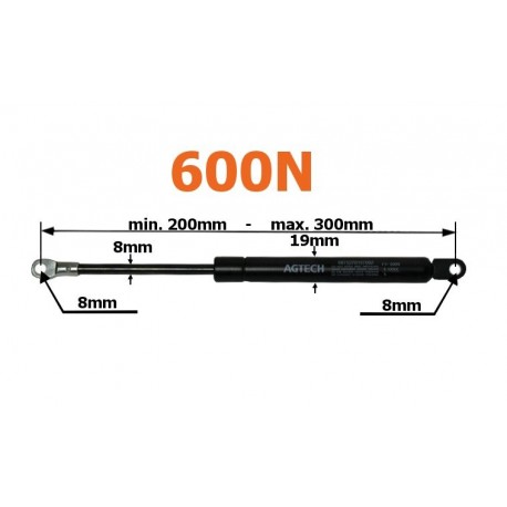 Plynové tlmiče Sipma 5270157002 600n 300mm