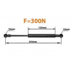 Tlmič dverí massey ferguson 3060 granite 3385316m91