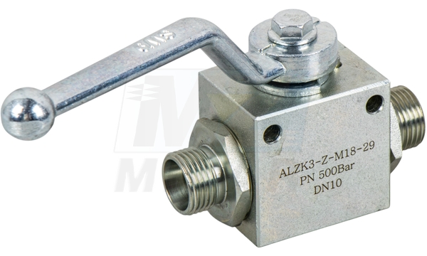 Trojcestný kulový ventil M18x1,5 3/2 hydraulický pro přívěs HL HW 6011