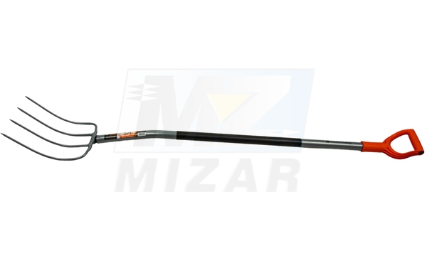 Vidle úžitkové 4 hroty 1580 mm kovová rukoväť Teger Mizar