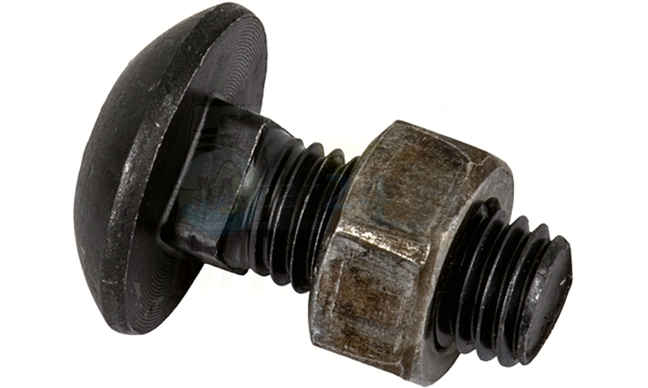 Pluhový šroub Lemken Smaragd M12x30mm, hřibová hlava, podepřený, sada | Waryński