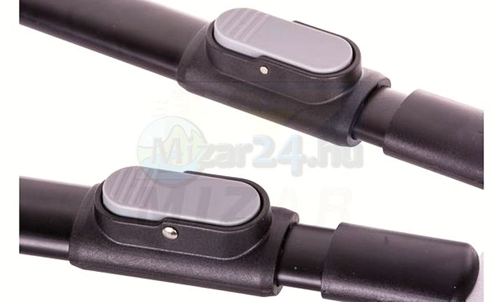 Teleskopické nůžky na nůžky 65-90 cm, hliník, Granit, černá edice