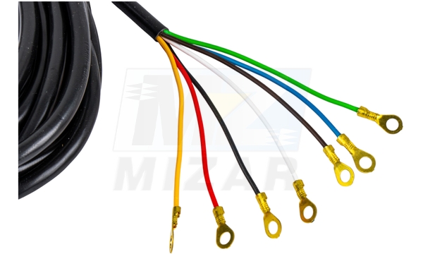 Elektrický kabel pro připojení přívěsu 7x0,75 7m ELMOT mizar